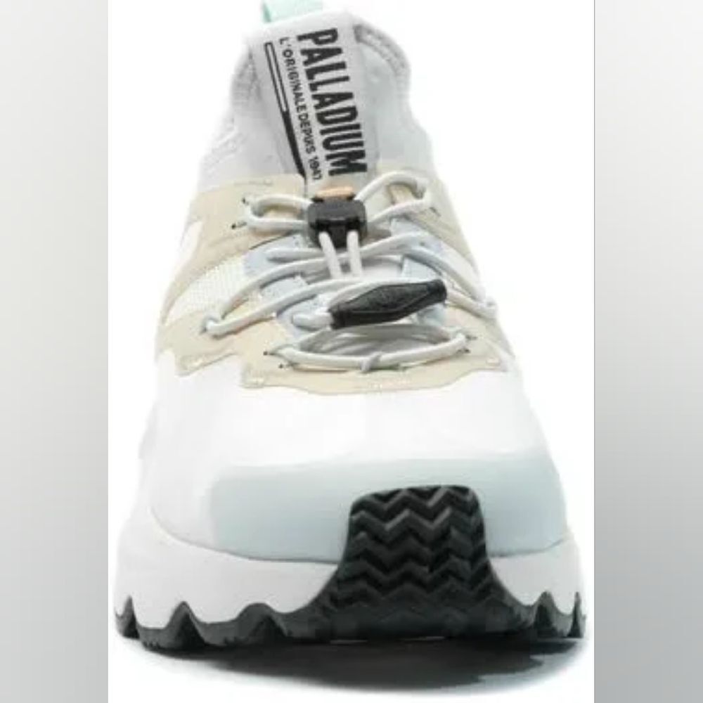 NIB Palladium Women's Thunder Lo's Sneaker - Star White/Sand - Picture 5 of 10